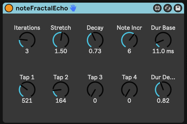 Fractal Note Echo