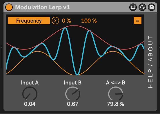 New Max for Live Device: Modulation Lerp