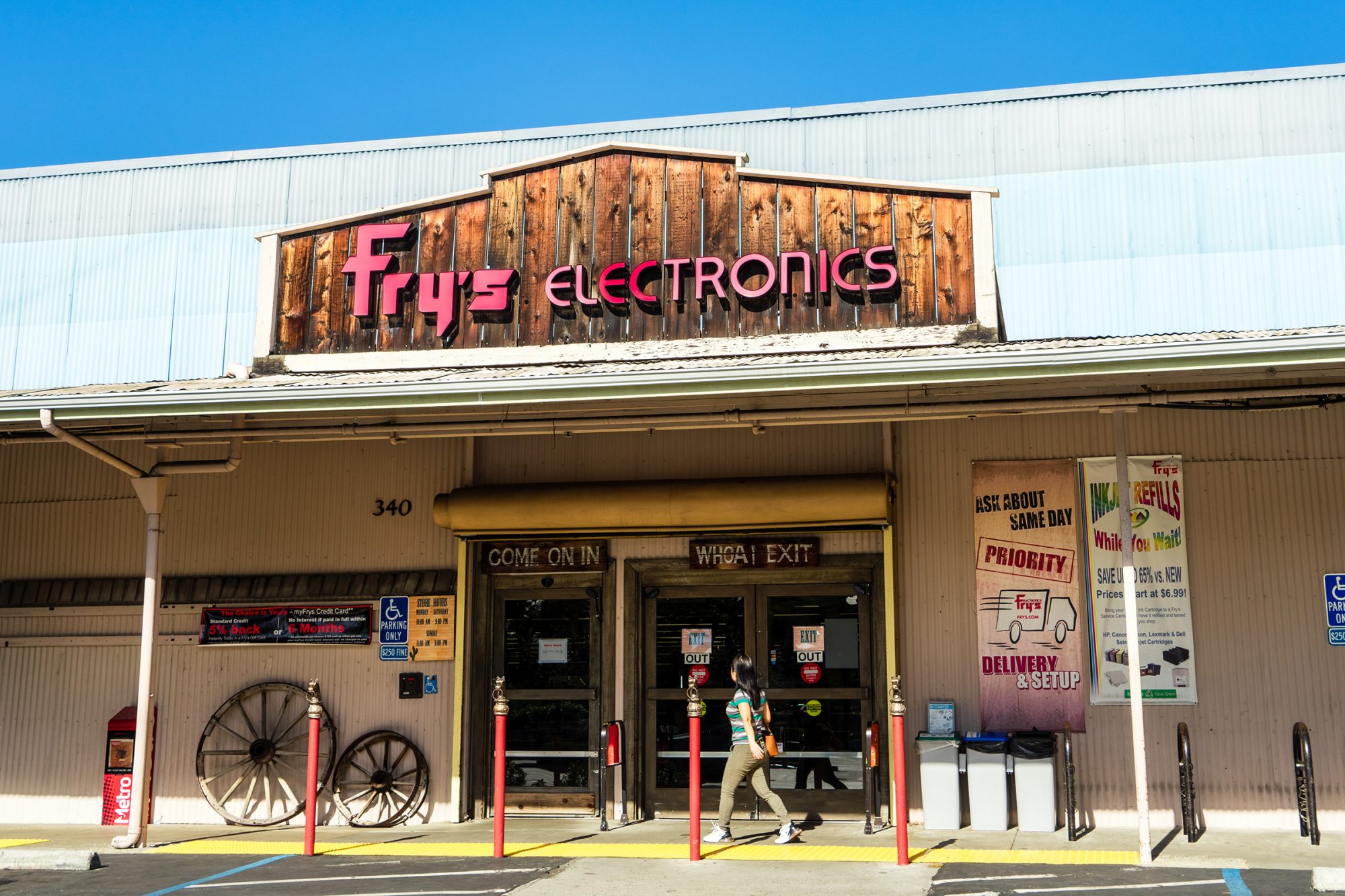 Fry's Palo Alto location. We would have a monthly meeting here.