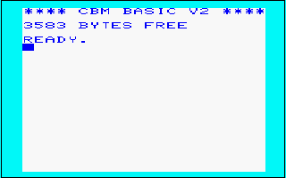The Commodore VIC-20 opening screen, but mine was on a black-and-white TV.