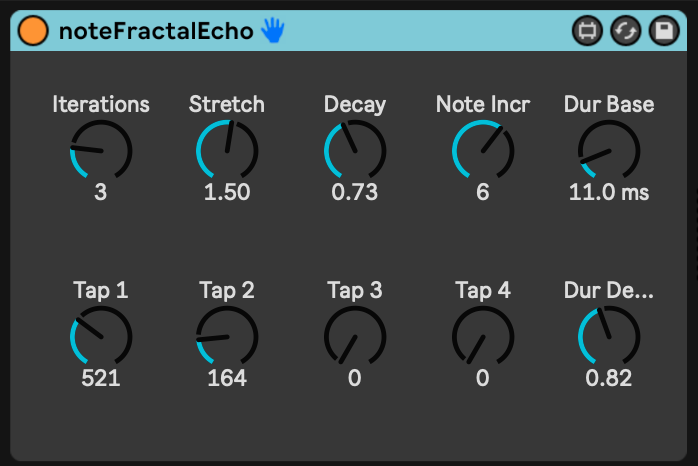 Fractal Note Echo