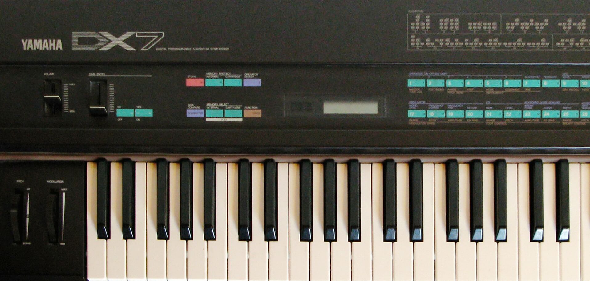 Yamaha DX-7 - An important synthesizer from the 1980s